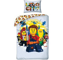 Lego City Dekbedovertrek - Eenpersoons - 140 x 200 cm + 70 x 90 cm - Katoen