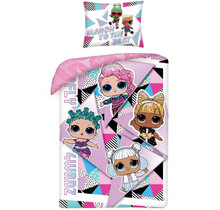 LOL Surprise! Dekbedovertrek, March to the Beat - 140 x 200 cm + 70 x 90 cm - Katoen
