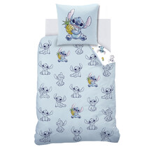 Disney Lilo & Stitch Dekbedovertrek, Ananas - Eenpersoons - 140 x 200 + 63 x 63 cm - Katoen