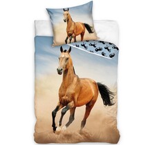 Animal Pictures Dekbedovertrek, Paard - 140 x 200 cm + 65 x 65 cm - Katoen
