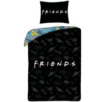 Friends Dekbedovertrek, Central Perk - 140 x 200 cm + 70 x 90 cm - Katoen