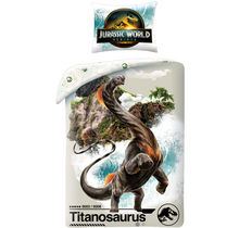 Jurassic World Dekbedovertrek Titanosaurus - 140 x 200 cm + 70 x 90 cm - Polyester