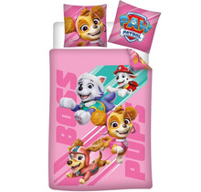 PAW Patrol Dekbedovertrek Boss Pups - 140 x 200 cm / 65 x 65 cm - Katoen