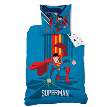 Superman Dekbedovertrek Supera - 140 x 200 + 63 x 63 cm - Katoen