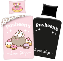 Pusheen Dekbedovertrek Glow in the Dark, Sweet - Eenpersoons - 140 x 200 + 70 x 90 cm  - Katoen