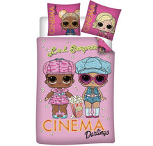 LOL Surprise! Dekbedovertrek,  Cinema Darlings- 140 x 200 cm / 63 x 63 cm - Polyester