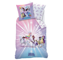 Unicorn Academy Dekbedovertrek Stars - 140 x 200 + 63 x 63 cm - Katoen
