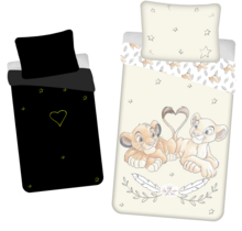 Disney The Lion King Dekbedovertrek, Glow in the Dark - 140 x 200 cm + 70 x 90 cm - Katoen