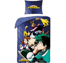 My Hero Academia Dekbedovertrek, All Might - 140 x 200 cm + 70 x 90 cm - Katoen