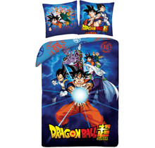 Dragon Ball Super Dekbedovertrek, Beerus - Eenpersoons - 140 x 200 + 70 x 90 cm - Polyester