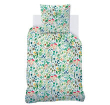 Wee Blue Bell Dekbedovertrek Fauna Flora - 140 x 200 + 63 x 63 cm - Katoen