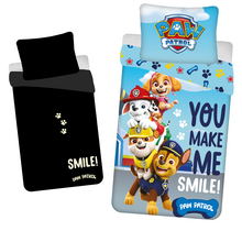 PAW Patrol Dekbedovertrek Glow in the Dark, Smile - Eenpersoons - 140 x 200 + 70 x 90 cm  - Katoen
