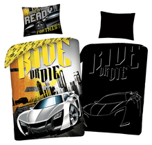 The Fast and the Furious Dekbedovertrek Ride or Die - Glow in the Dark - 140 x 200 + 70 x 90 cm - Katoen