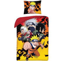Naruto Dekbedovertrek,  Squad - 140 x 200 cm + 70 x90 cm - Katoen