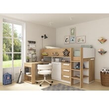Yolo halfhoogslaper Eikenkleur - 90x200