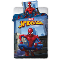 Spiderman Dekbedovertrek City Hero - Katoen - Gratis bezorgd