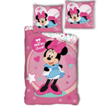Disney Minnie Mouse Dekbedovertrek How do I look - Polyester (140x200 cm)