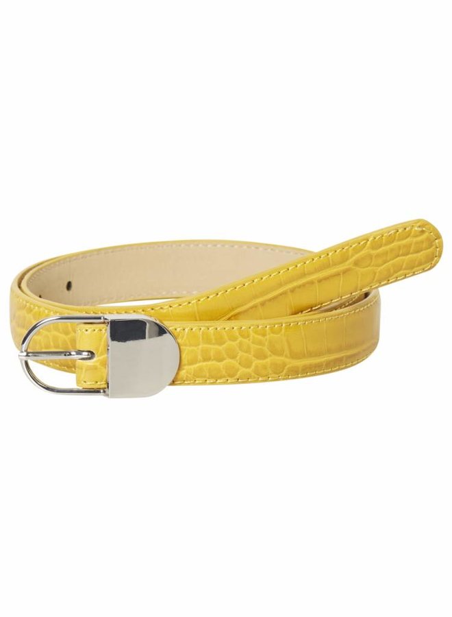 Briah Jeans Belt Lemon Chrome