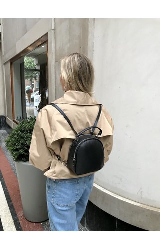 Baggyshop Little backpack Zwart/zilver Baggyshop Little backpack Zwart/zilver