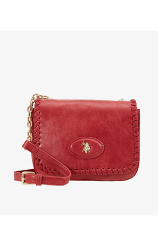 U.S. POLO ASSN. Benton Crossbody met Flap Rood U.S. POLO ASSN. Benton Crossbody met Flap Rood