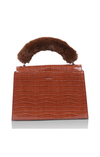 Inyati Olivia Brandy Brown Croco Inyati Olivia Brandy Brown Croco