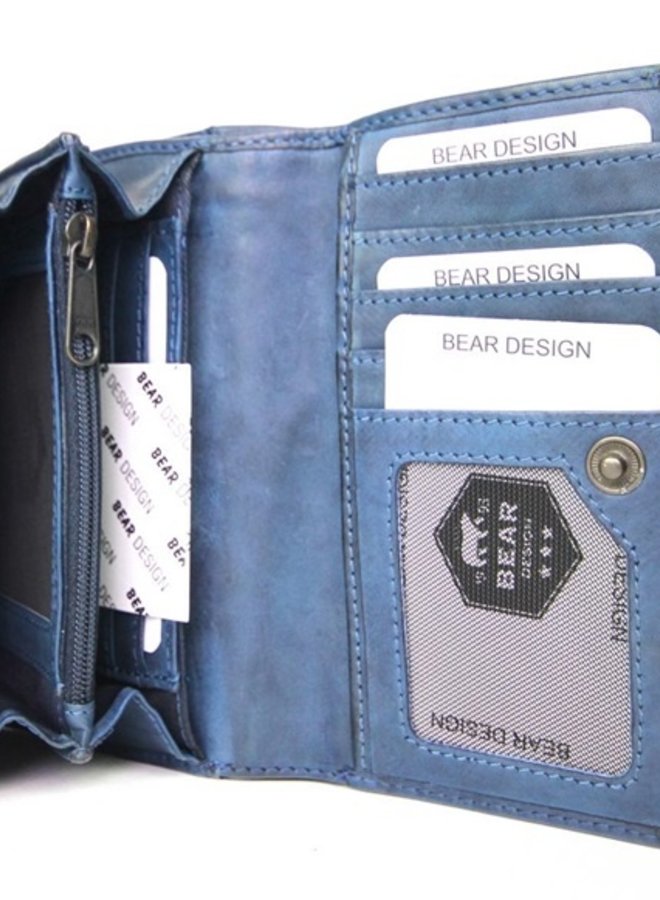 Portemonnee Flappie CL15572 blauw