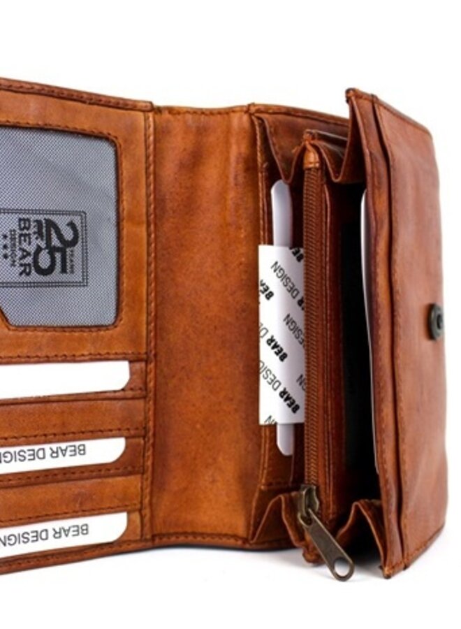 Portemonnee Flappie CL15572 Cognac