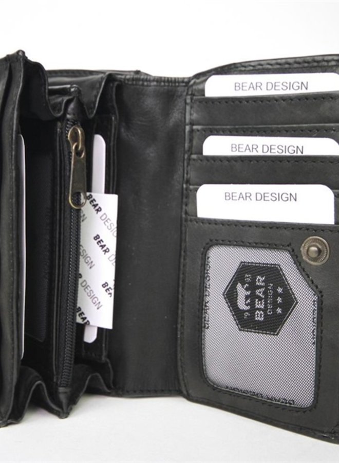 Portemonnee Flappie CL15572 Zwart