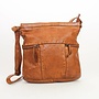 Schoudertasje Chessi CL35556 Cognac