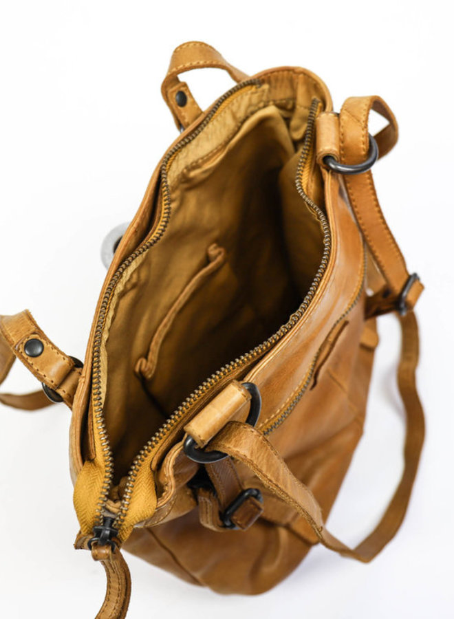 Rugzak/Schoudertas cl40273 Sandy Okergeel