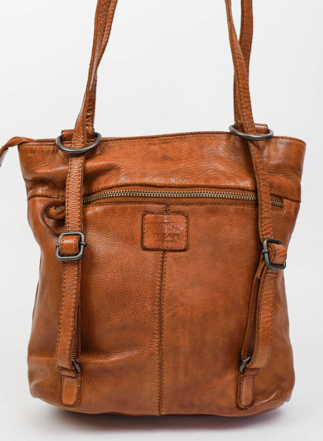 Rugzak/Schoudertas CL40273 Sandy Cognac