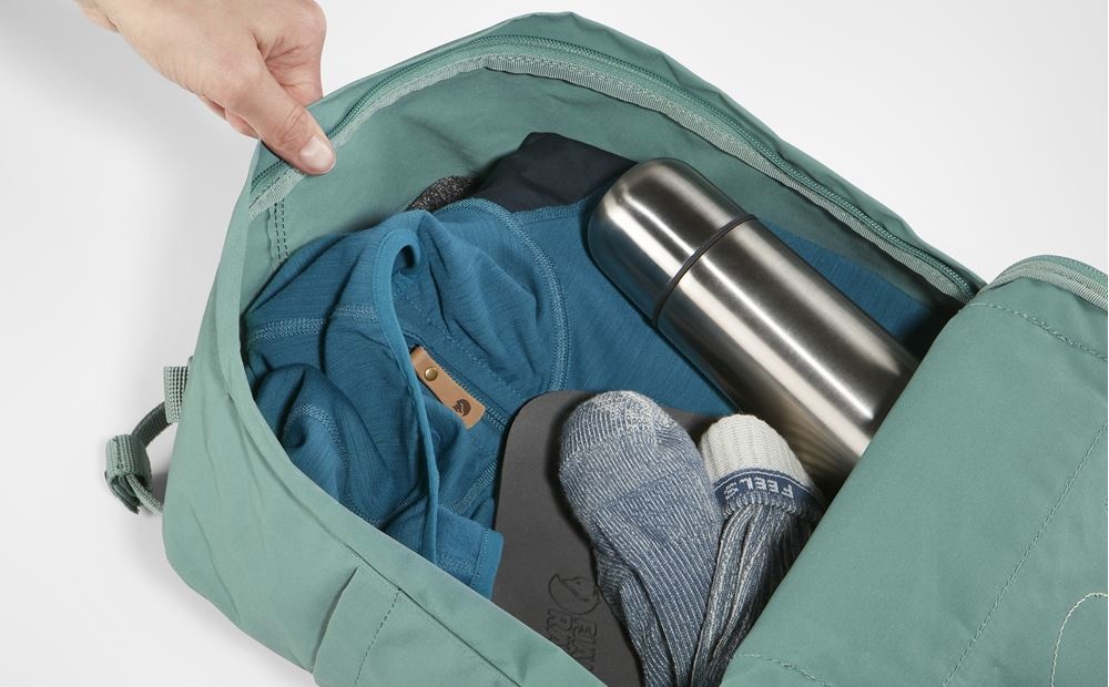 kanken royal blue goose eye