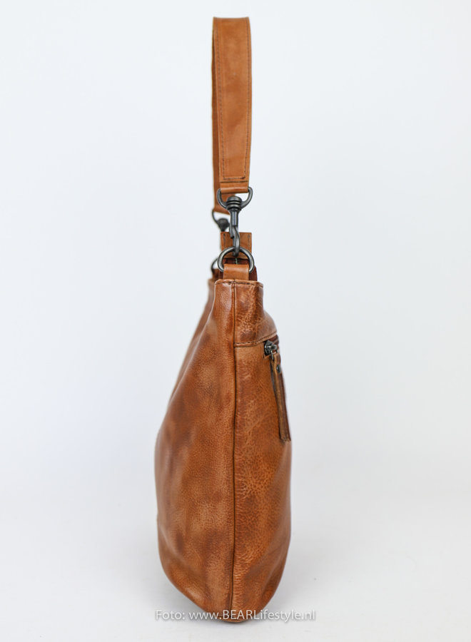 Schoudertas CP1297 Caprica Cognac