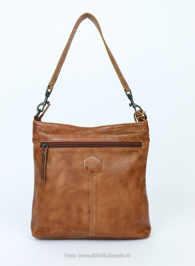 Schoudertas CP1297 Caprica Cognac