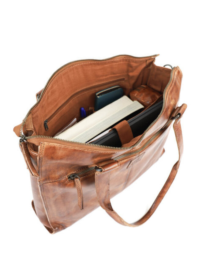 Dames laptoptas Mea CL35221 Cognac