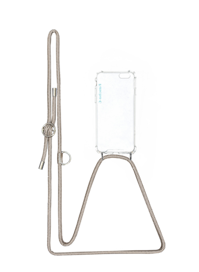 PhoneCord Silver Stone