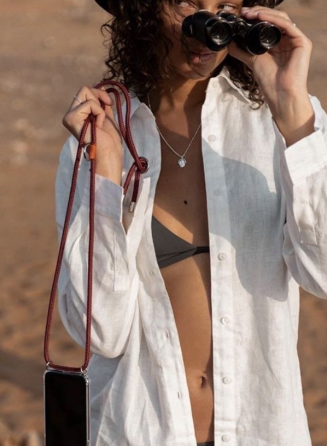 PhoneCord Burnt Ruby