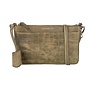 Croco Caia Crossbody Clutch M Green