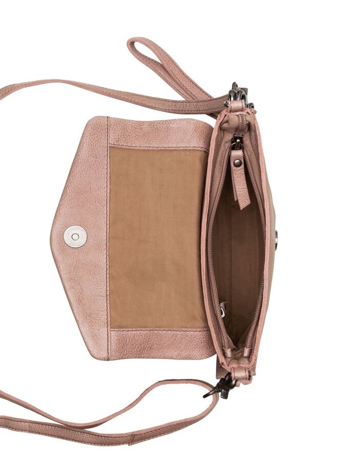 Just Jackie Crossover Clutch Light Pink