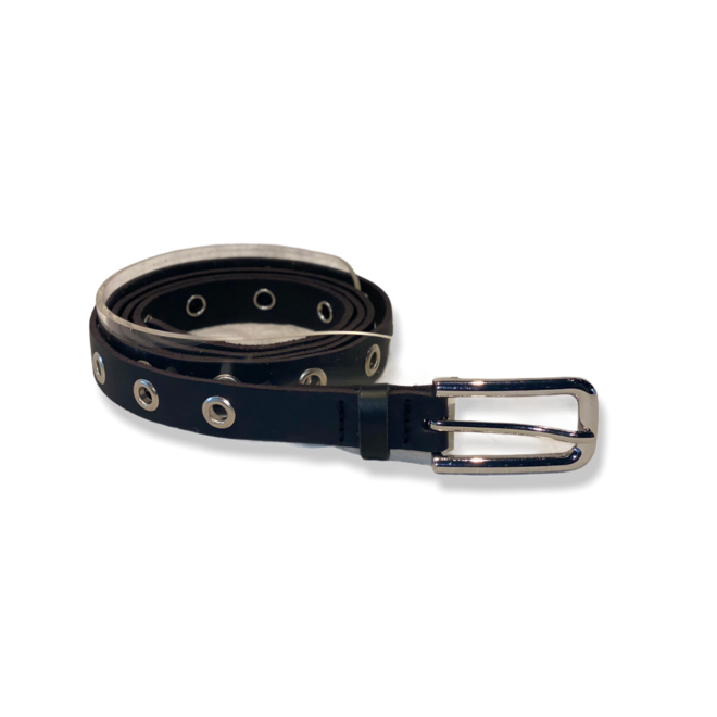 Extra long belt small Black/Silver