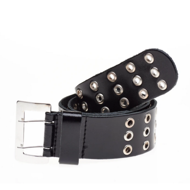 Eyelets Belt Taille Black