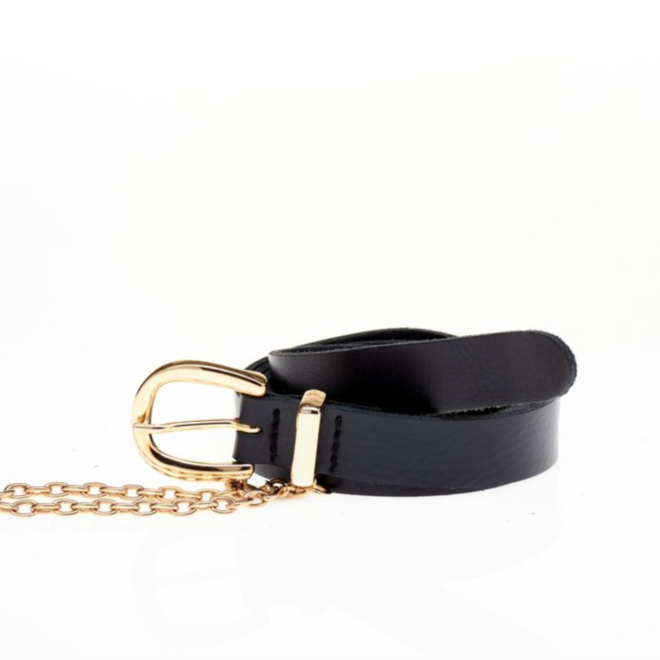 Chain Belt Black/Gold