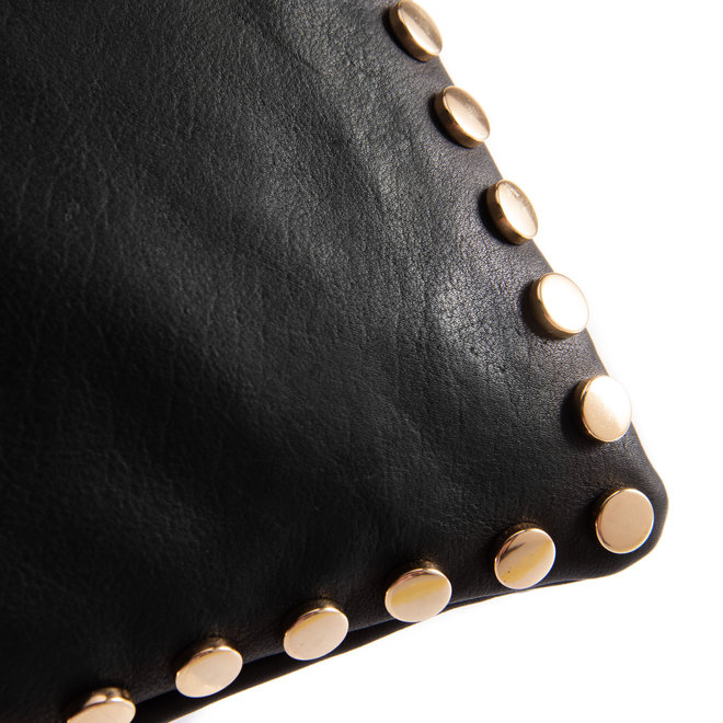 Kleine crossbody met studs / 14750 Zwart