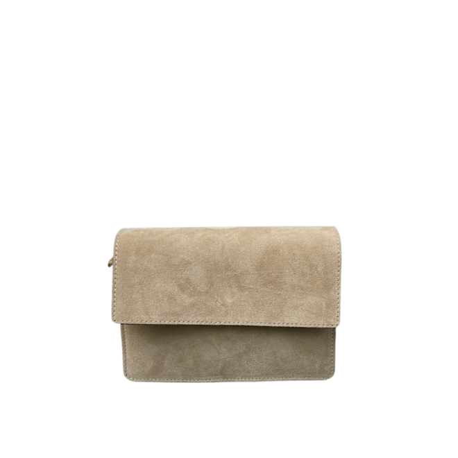 Alex Bag 2.0 Suede Beige/Goud