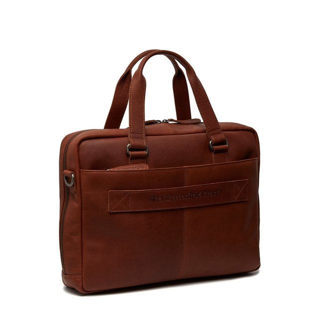 Manhattan Laptoptas Cognac