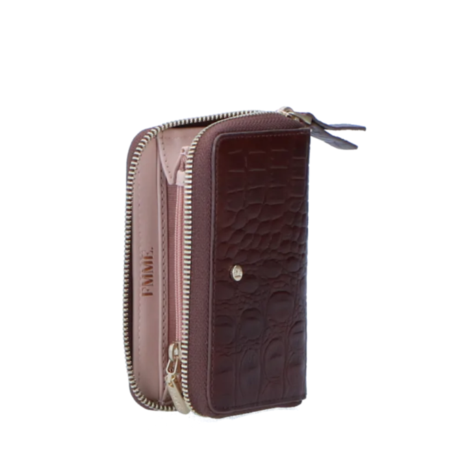 Wallet Small Croco Brown