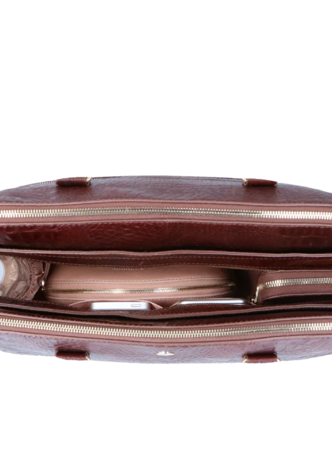 Charlotte Croco Brown 13,3 Inch