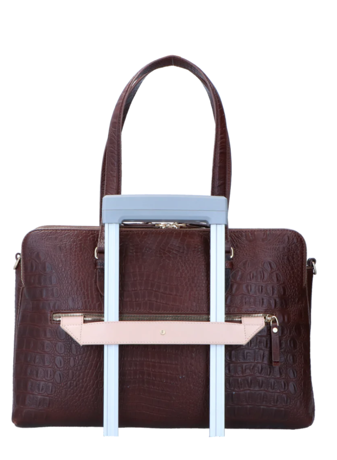 Charlotte Croco Brown 13,3 Inch