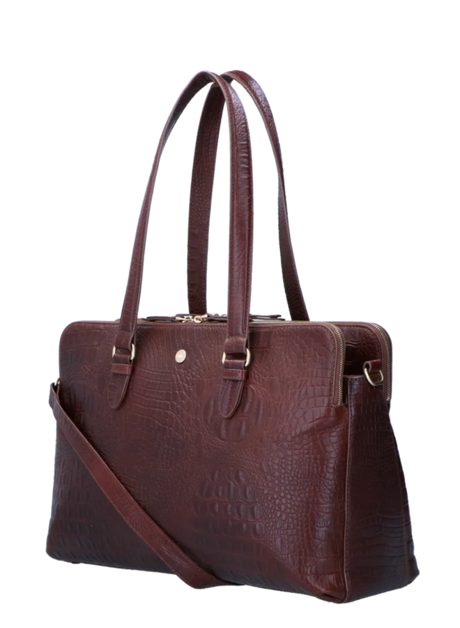 Charlotte Croco Brown 13,3 Inch