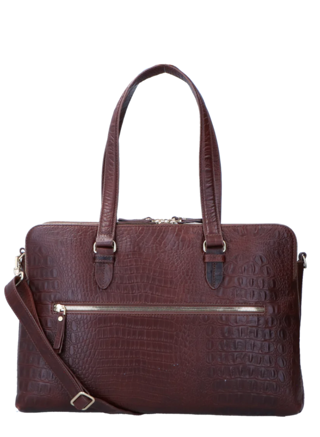 Charlotte Croco Brown 13,3 Inch